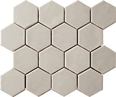 Matte Mist, Hexagon, 3X3, Matte