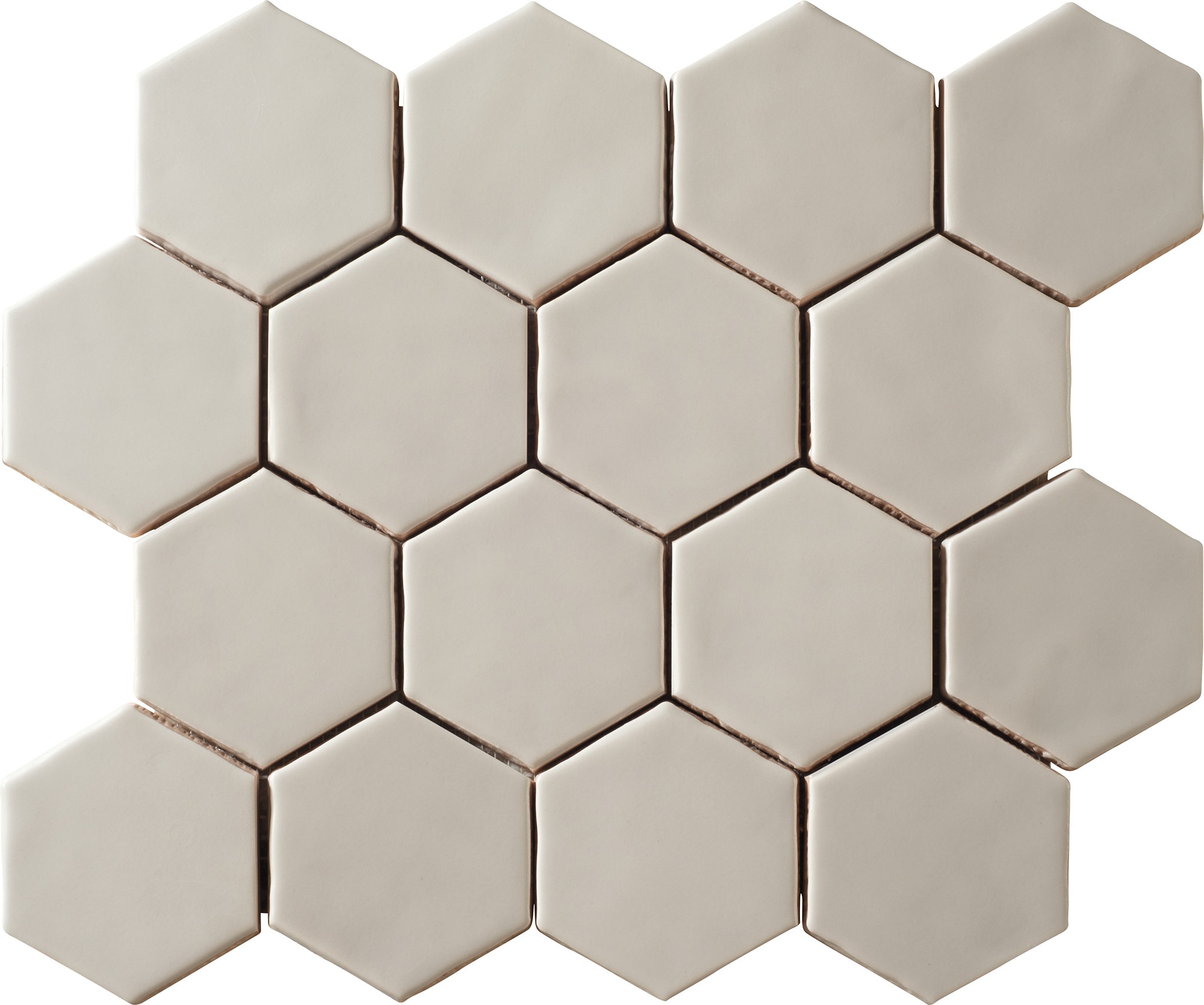 Matte Mist, Hexagon, 3X3, Matte