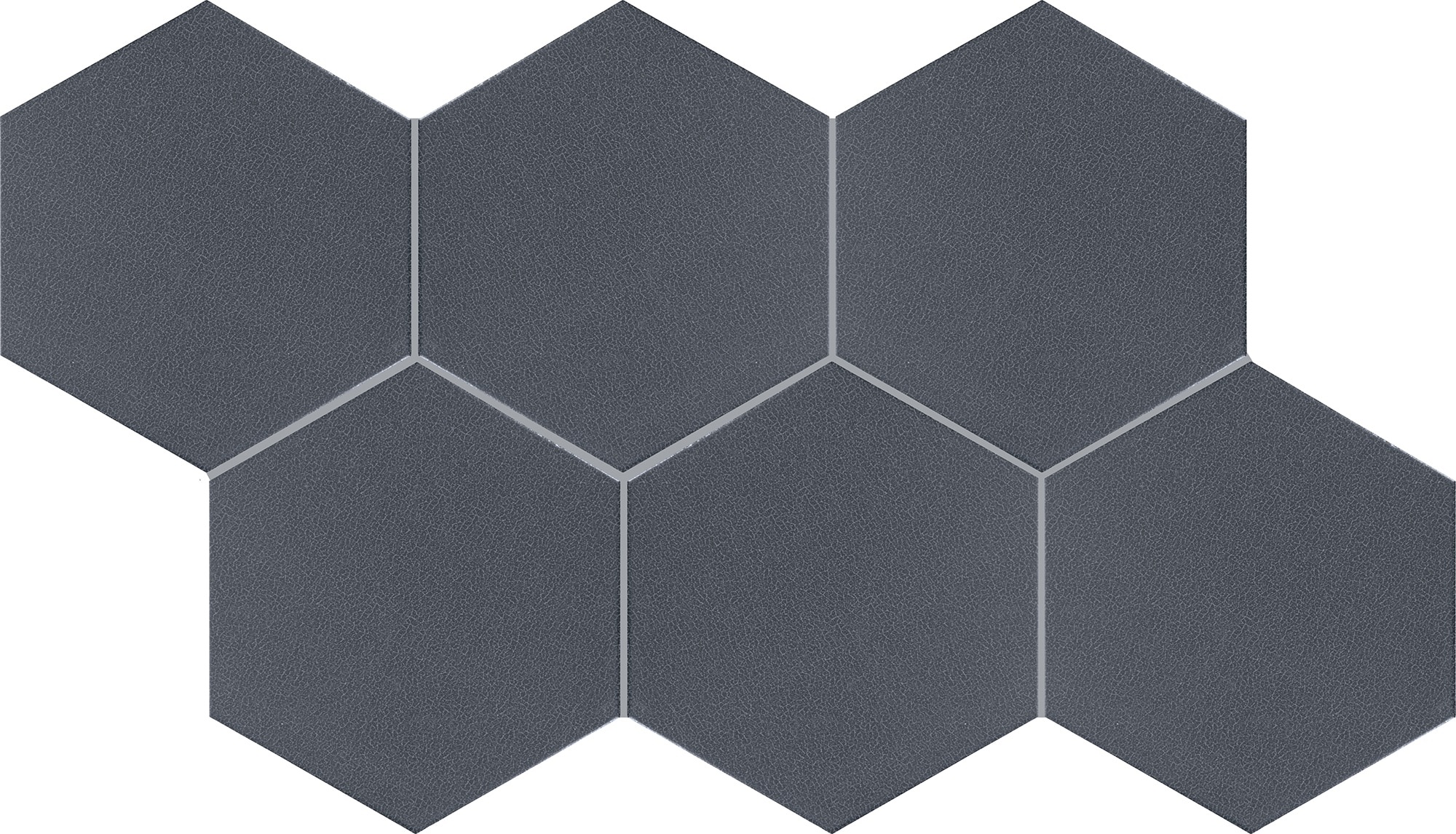 Indigo, Hexagon, 8, Microban, Satin