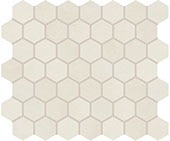 Off White, Hexagon, 1.5, Matte