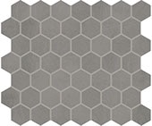 Gray, Hexagon, 8X9, Matte