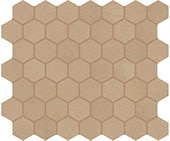 Ochre, Hexagon, 8X9, Matte