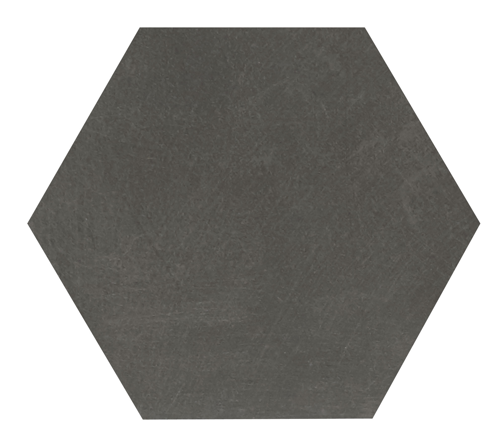 Charcoal, Hexagon, 8X9, Matte