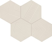 Canvas, Hexagon, 4, Ripple Mix, Matte